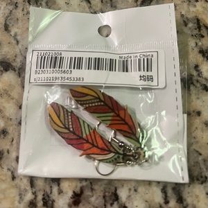 Feather earrings